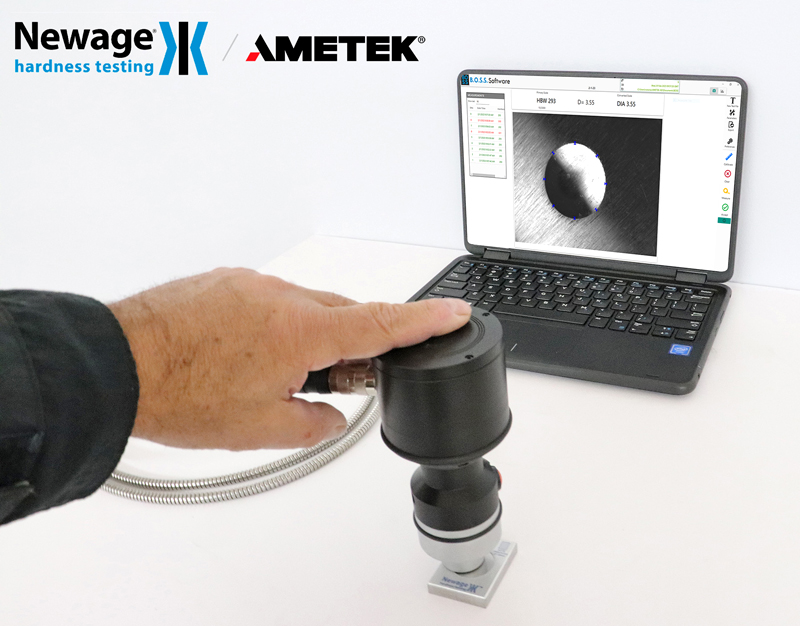 Ametek launches improved Brinell Optical Scanning System
