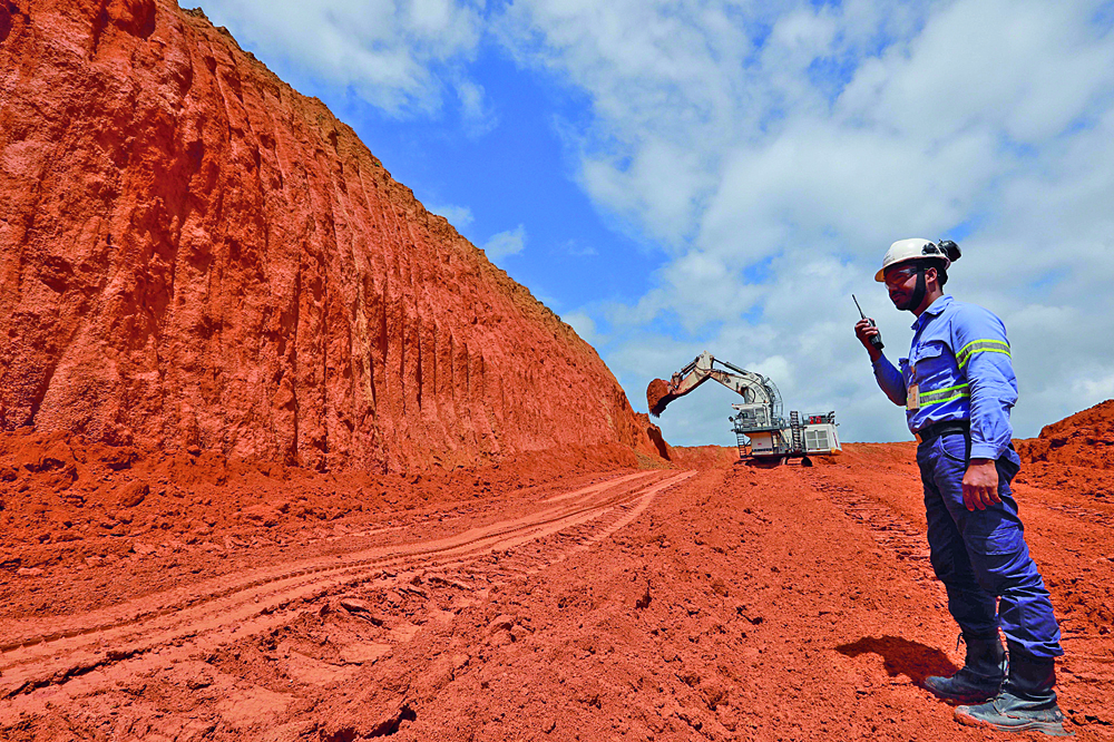 Bauxit mining in Brazil